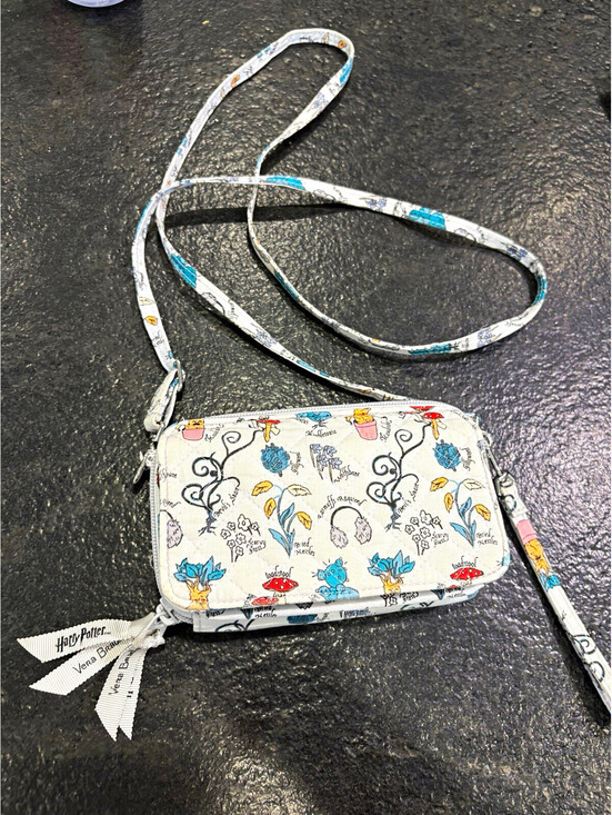 Vera Bradley Handbags - Vera Bradley Harry Potter Floral Multicolor Crossbody Zip Wallet ID Window